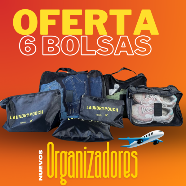SET ORGANIZADOR PARA MOCHILAS DE VIAJES