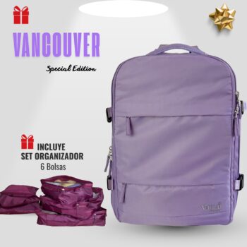 Mochila de viaje expandible Vancouver- Cabina 40Lt