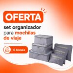 OFERTA SET ORGANIZADOR PARA MOCHILAS DE VIAJES